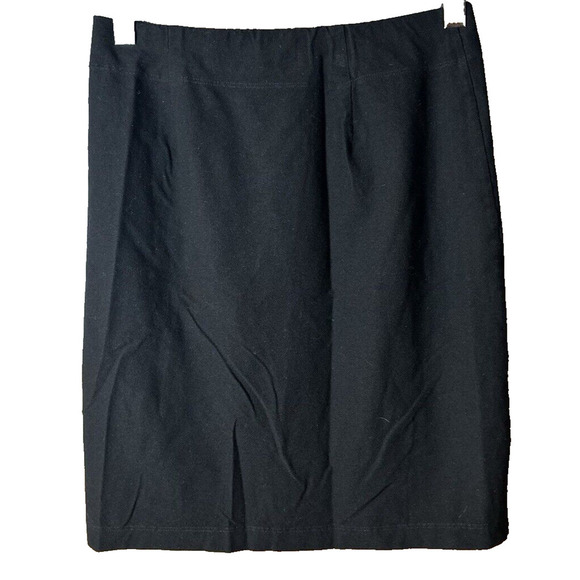 Eileen Fisher Mini Pencil Skirt Womens Sz L Pull On Stretch Businesscore Office - Picture 2 of 5